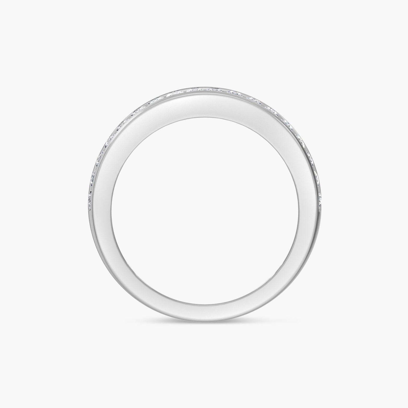 3/4 CTW Lab-Grown Diamond Accented Tapered Band