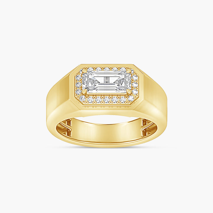 1 3/4 CTW Lab-Grown Diamond Halo-Style Band