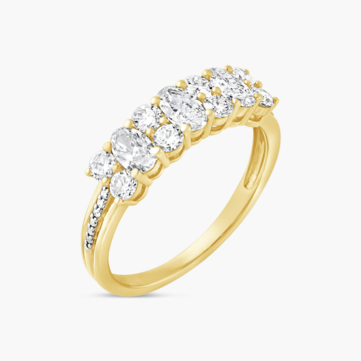 1 1/2 CTW Lab-Grown Diamond Anniversary Band
