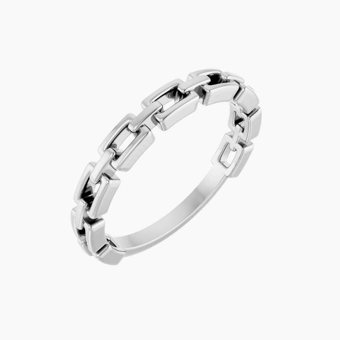 14K Gold Chain Link Ring