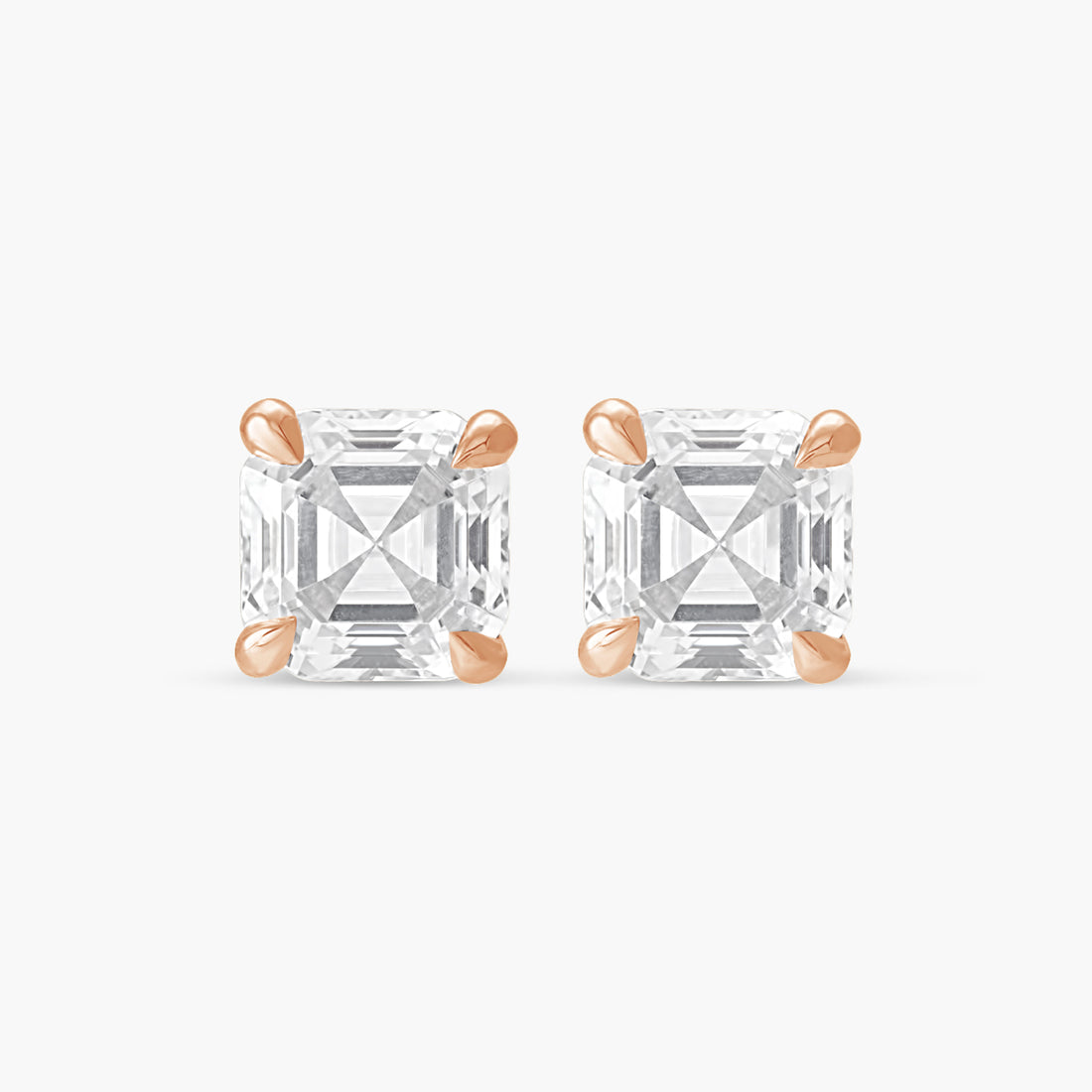 1/2 CTW Natural Diamond Solitaire Stud Earrings