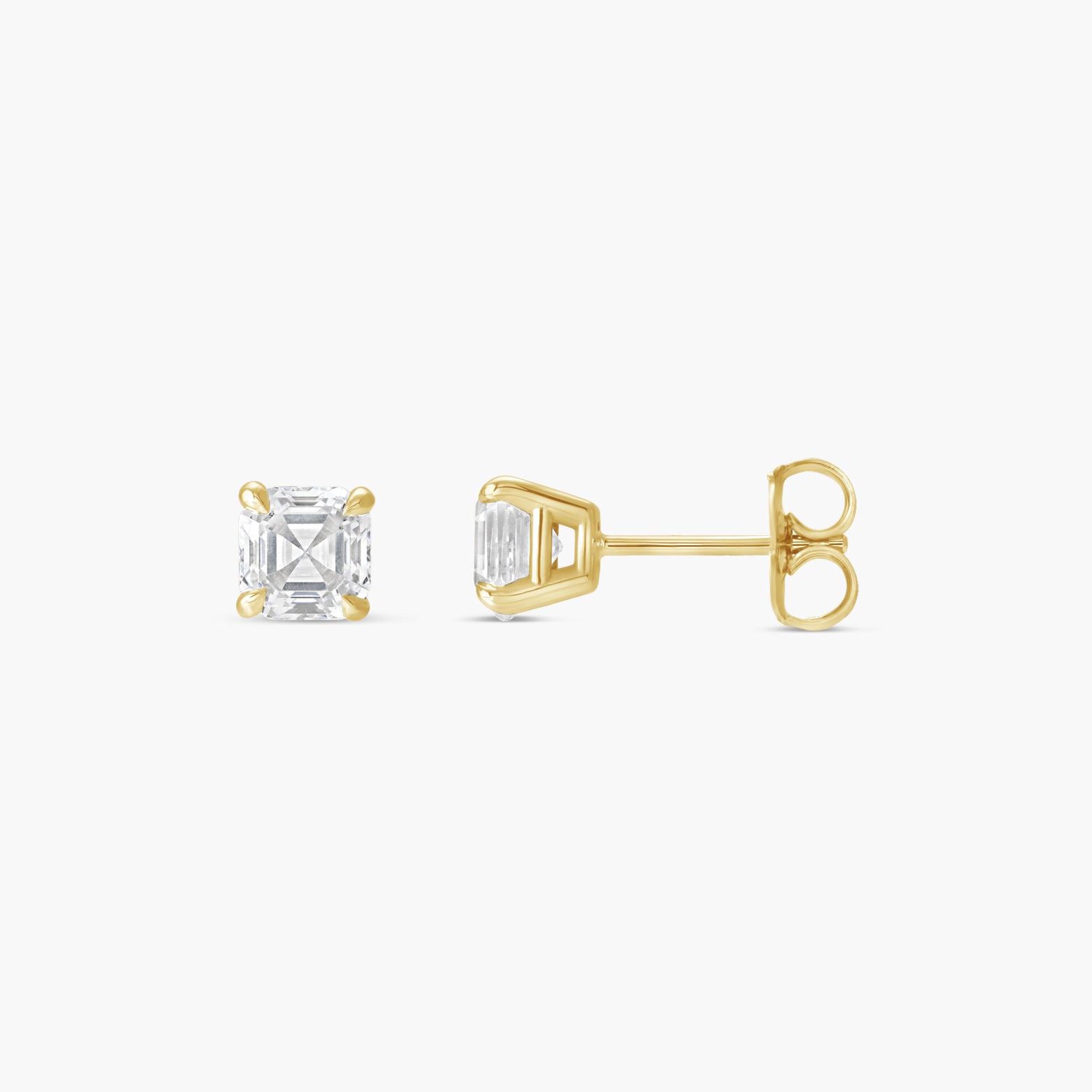 1/2 CTW Natural Diamond Solitaire Stud Earrings