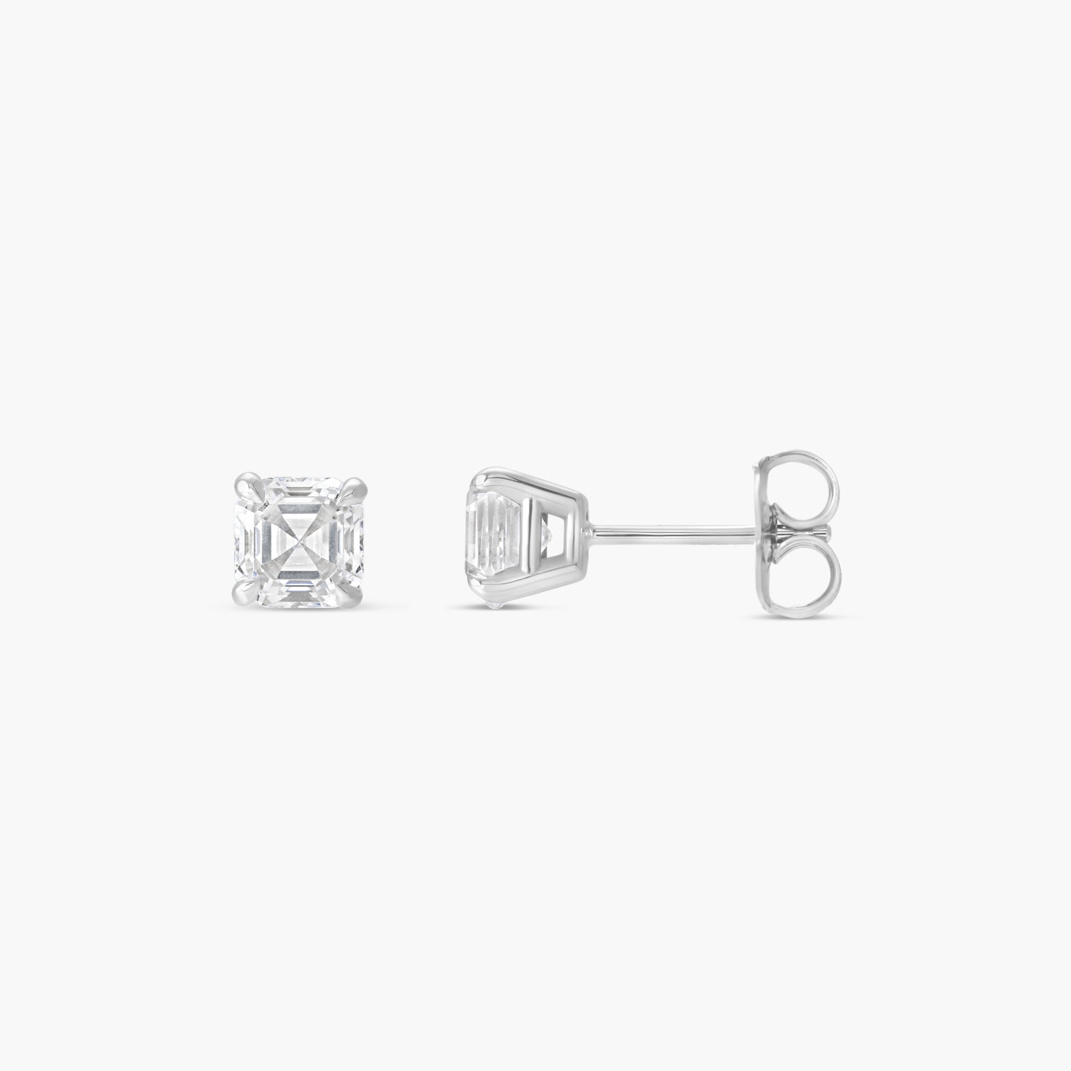 1/2 CTW Natural Diamond Solitaire Stud Earrings