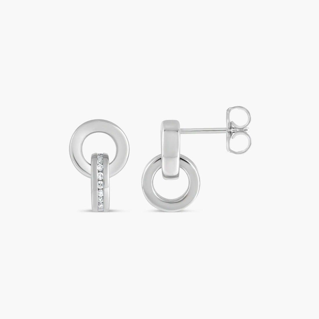1/6 CTW Natural Diamond Accented Drop Earrings