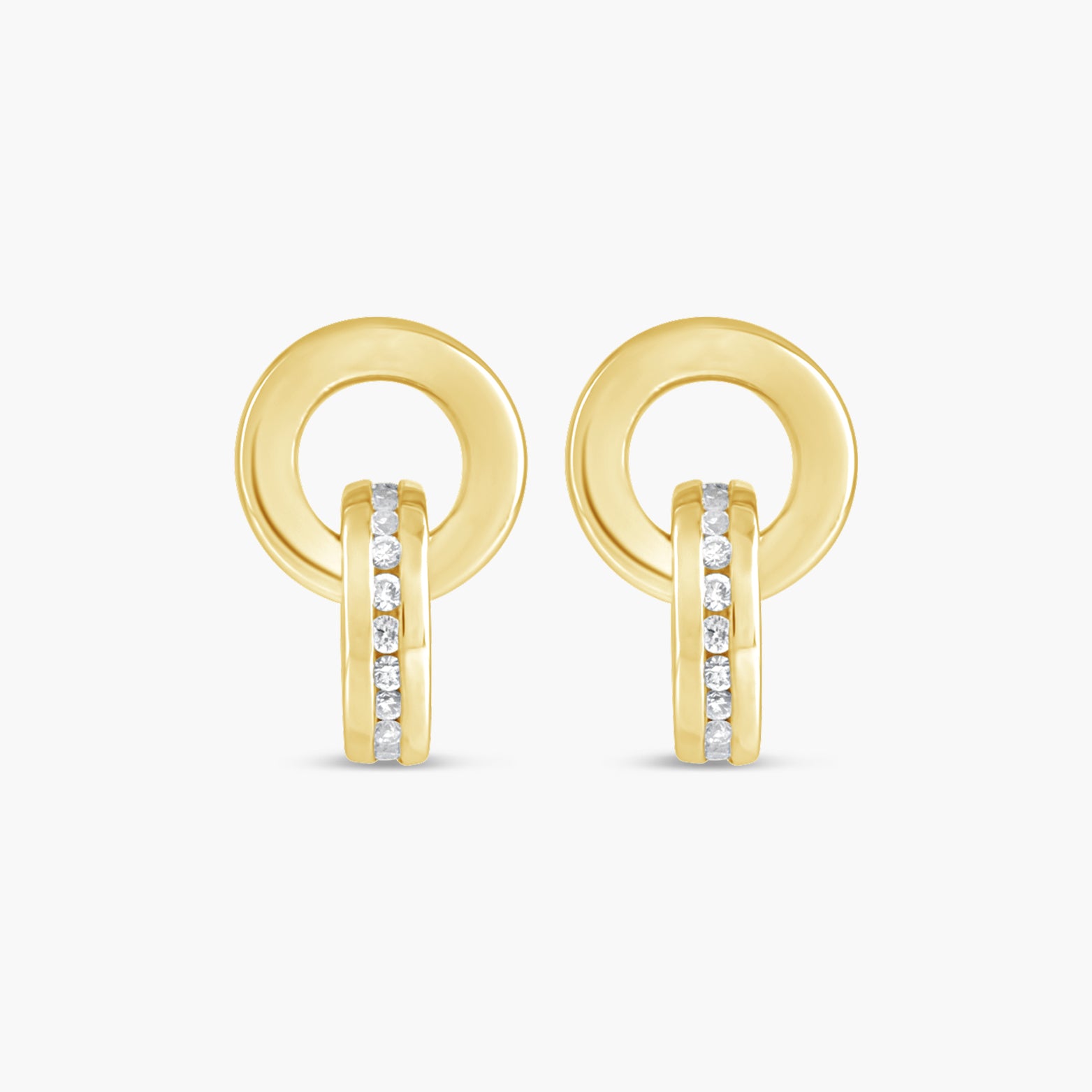 1/6 CTW Lab-Grown Diamond Accented Drop Earrings