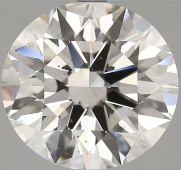 5.01 Carat G-SI2 Round Cut Diamond