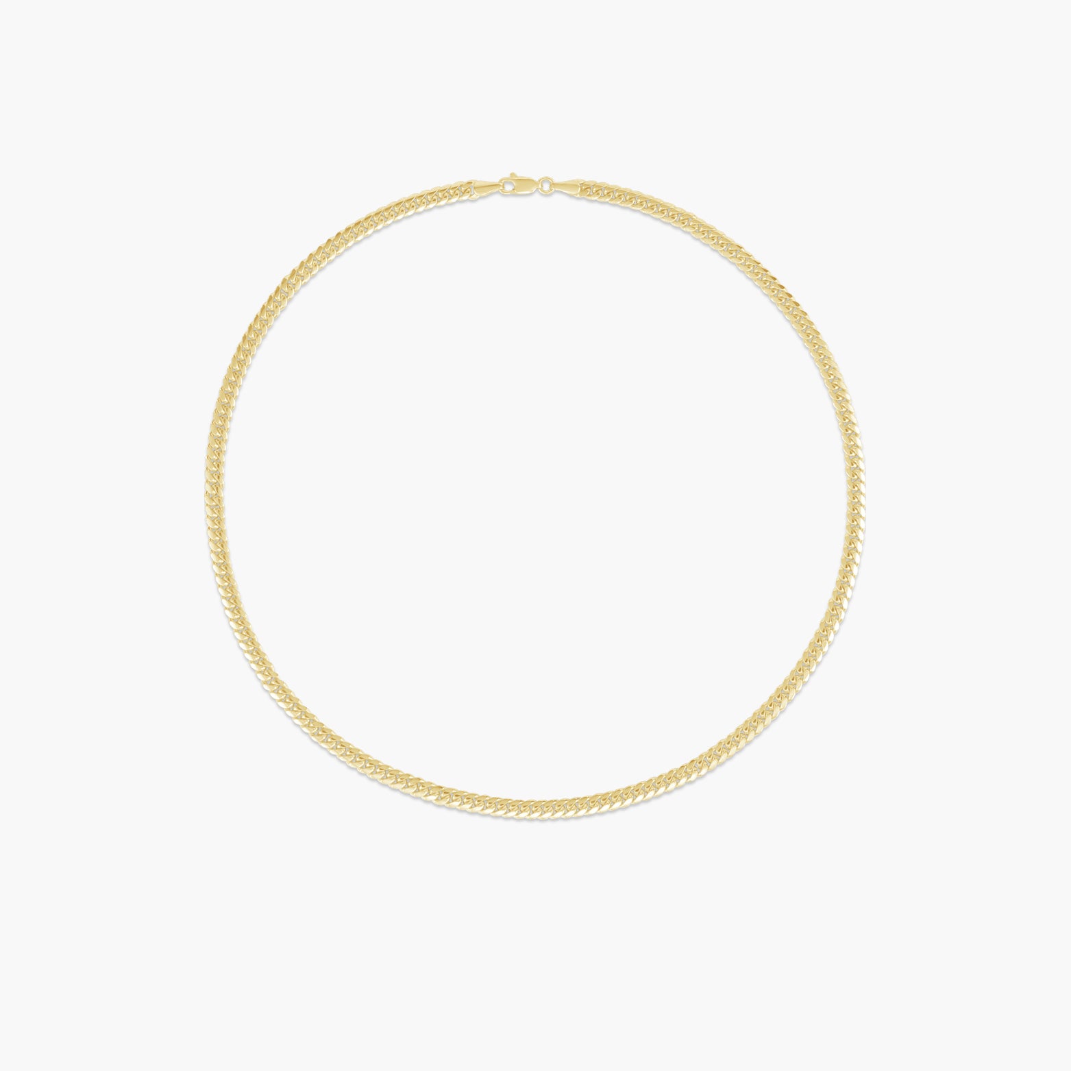 4.35 mm Miami Cuban Curb 8" Chain