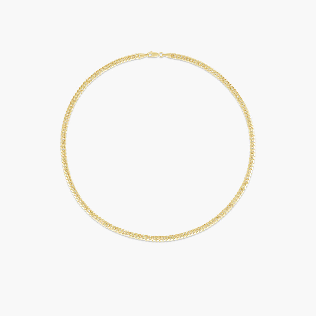 4.35 mm Miami Cuban Curb 8" Chain