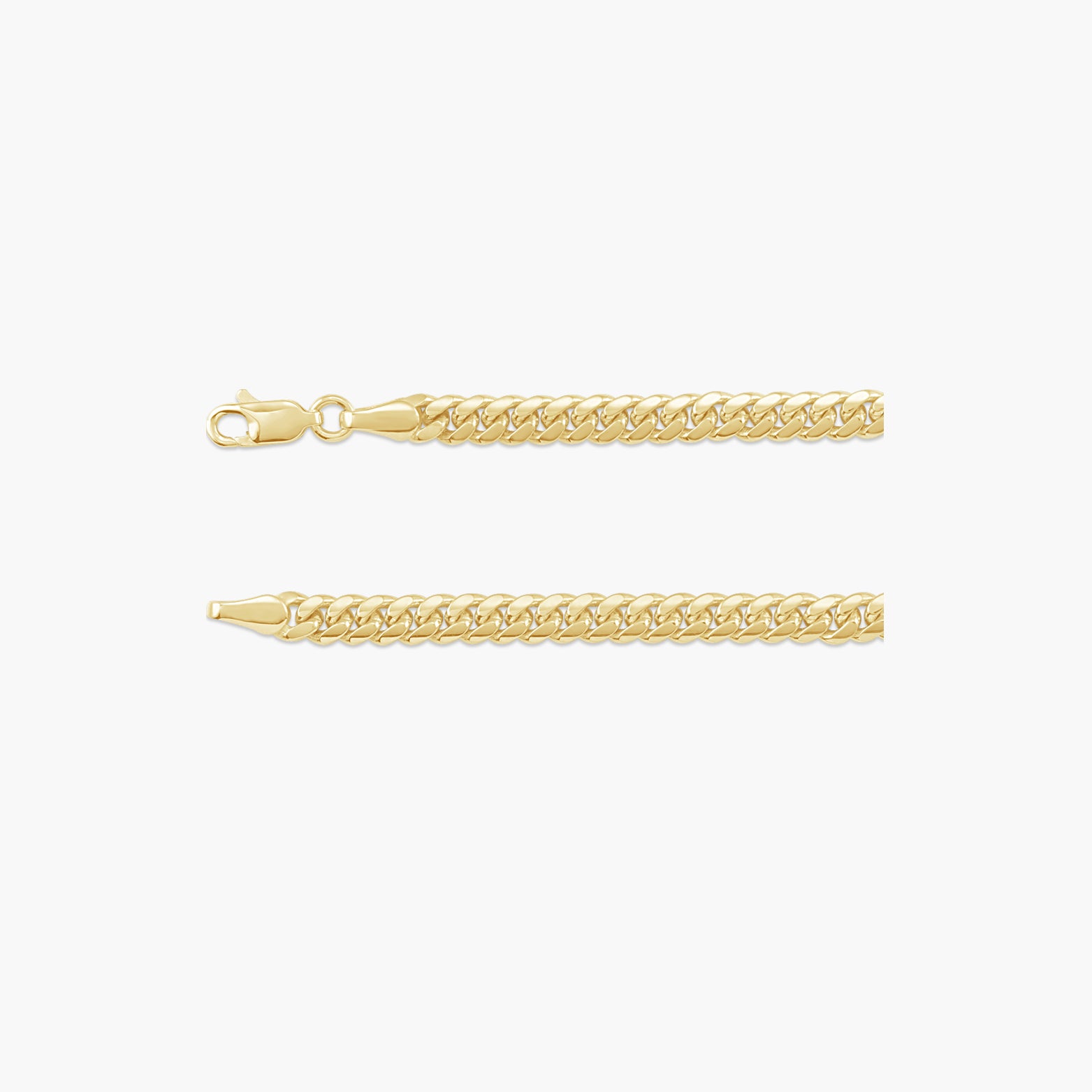 4.35 mm Miami Cuban Curb 8" Chain