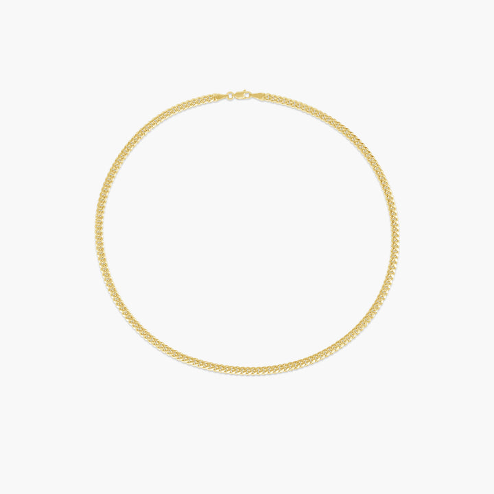 4.4 mm Hollow Miami Cuban Curb 8" Chain