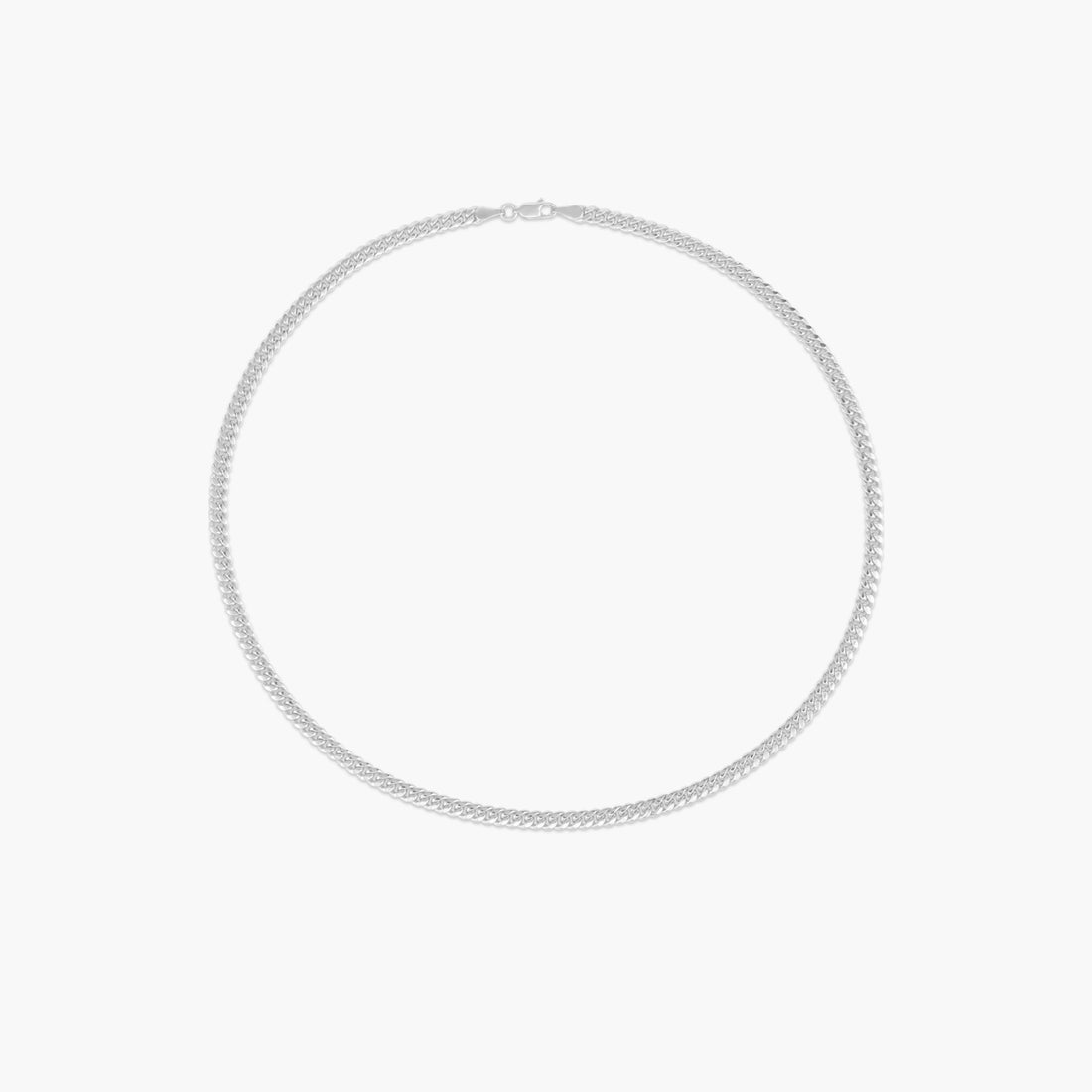 4.4 mm Hollow Miami Cuban Curb 8" Chain