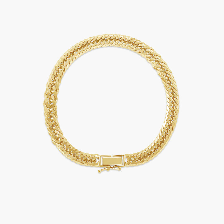 6.2 mm Diamond-Cut Curb 7 1/2" Chain