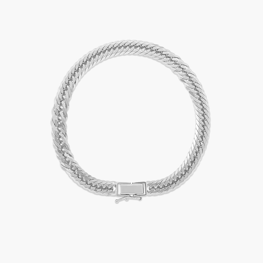 6.2 mm Diamond-Cut Curb 7 1/2" Chain
