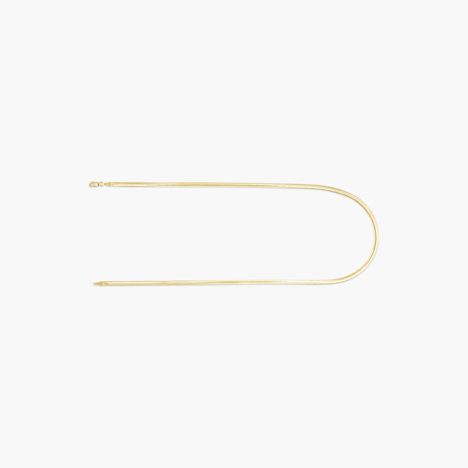 14K Yellow/White 3.2 mm Reversible Diamond-Cut Snake Chain