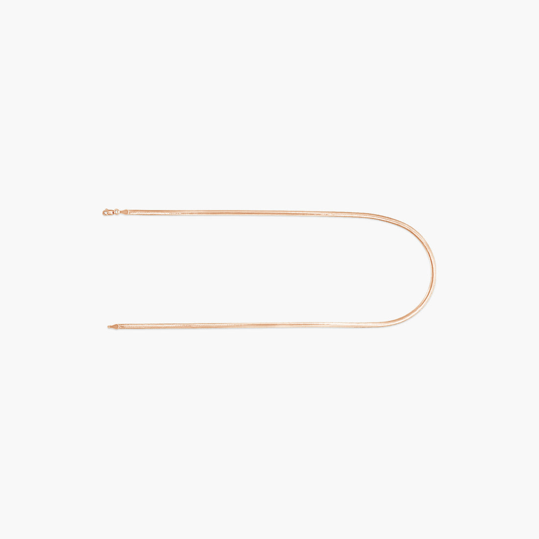 14K Yellow/White 3.2 mm Reversible Diamond-Cut Snake 16" Chain
