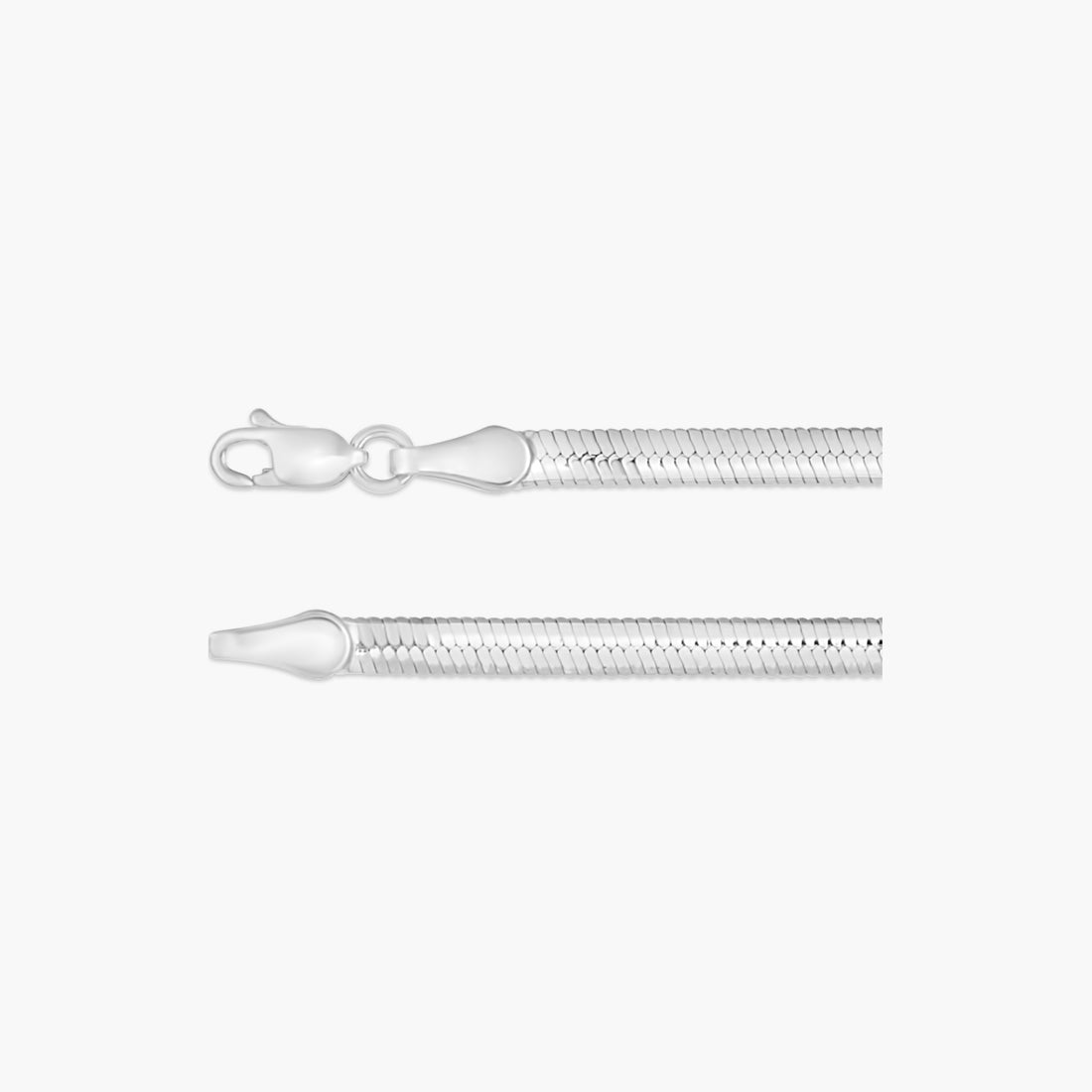 14K Yellow/White 3.2 mm Reversible Diamond-Cut Snake 16" Chain