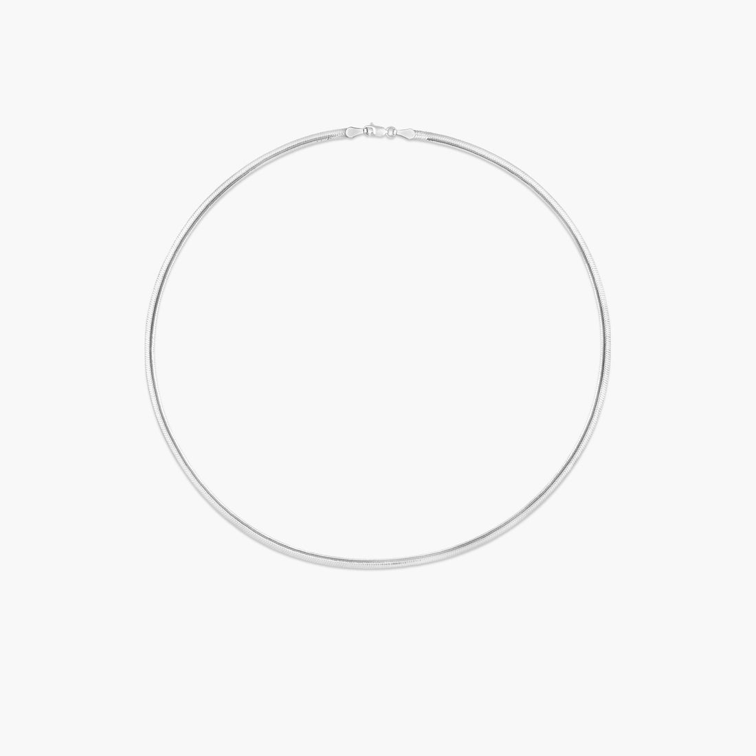 14K Yellow/White 3.2 mm Reversible Diamond-Cut Snake 16" Chain