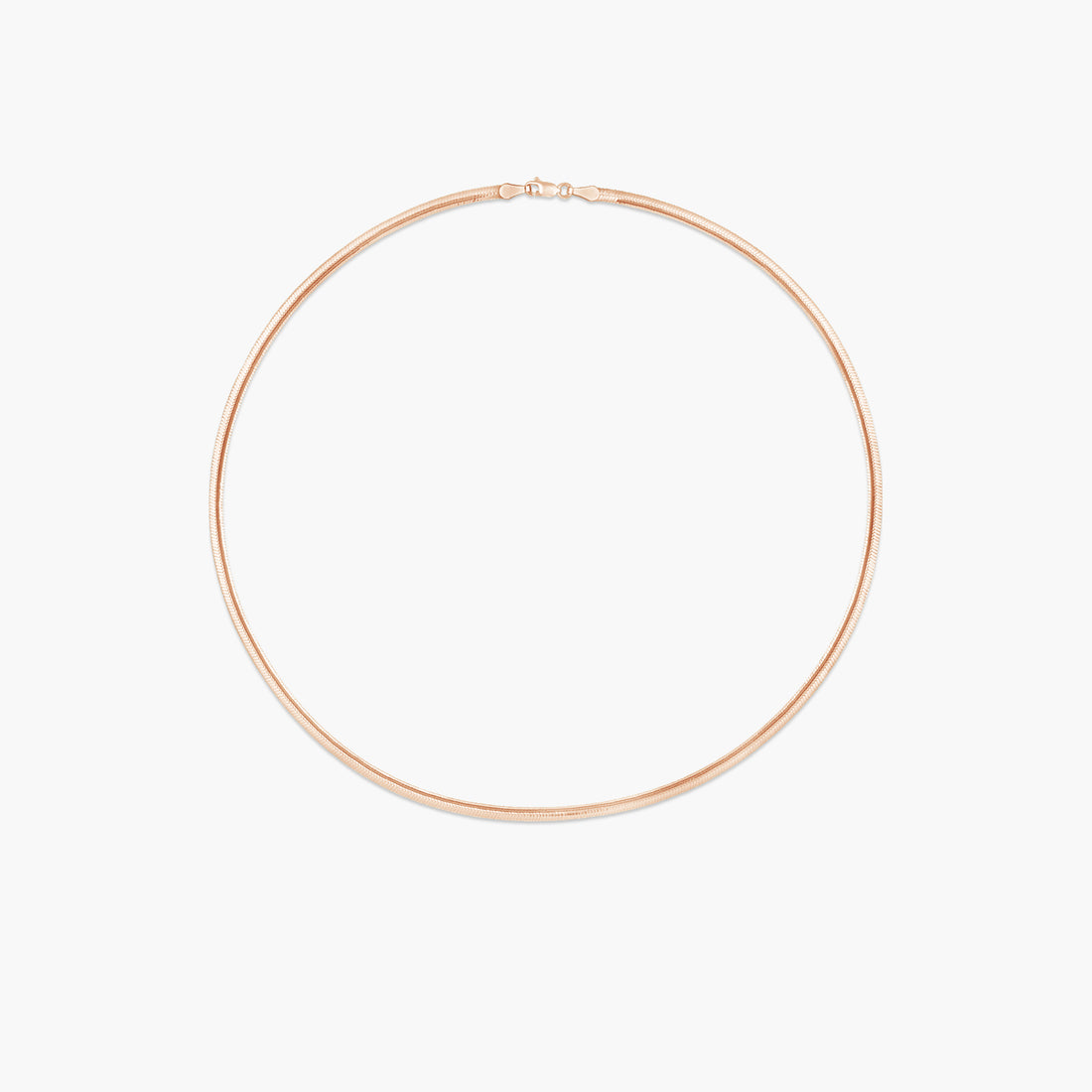 14K Yellow/White 3.2 mm Reversible Diamond-Cut Snake 16" Chain
