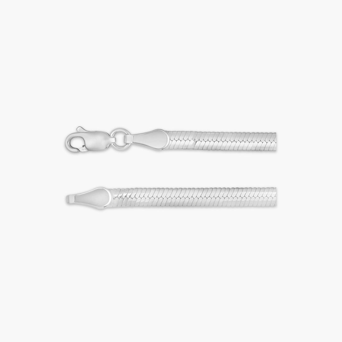 14K Yellow/White 3.2 mm Reversible Diamond-Cut Snake 16" Chain