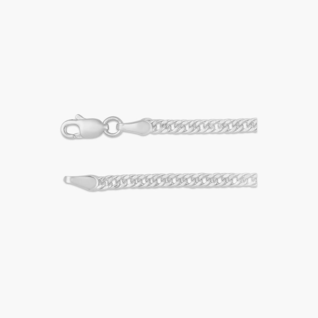 14K Yellow 2.7 mm Curb 18" Chain