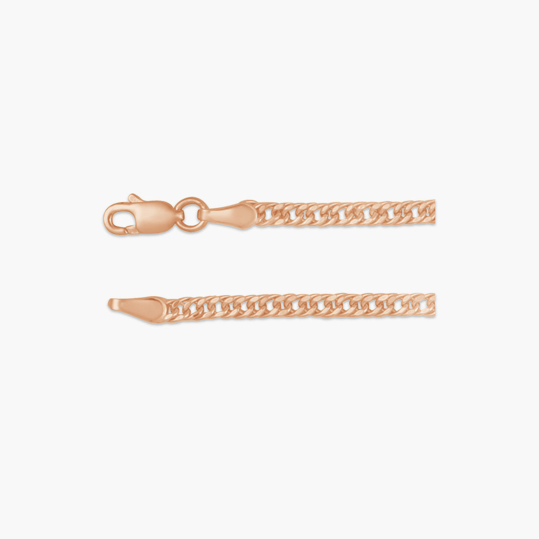 14K Yellow 2.7 mm Curb 18" Chain