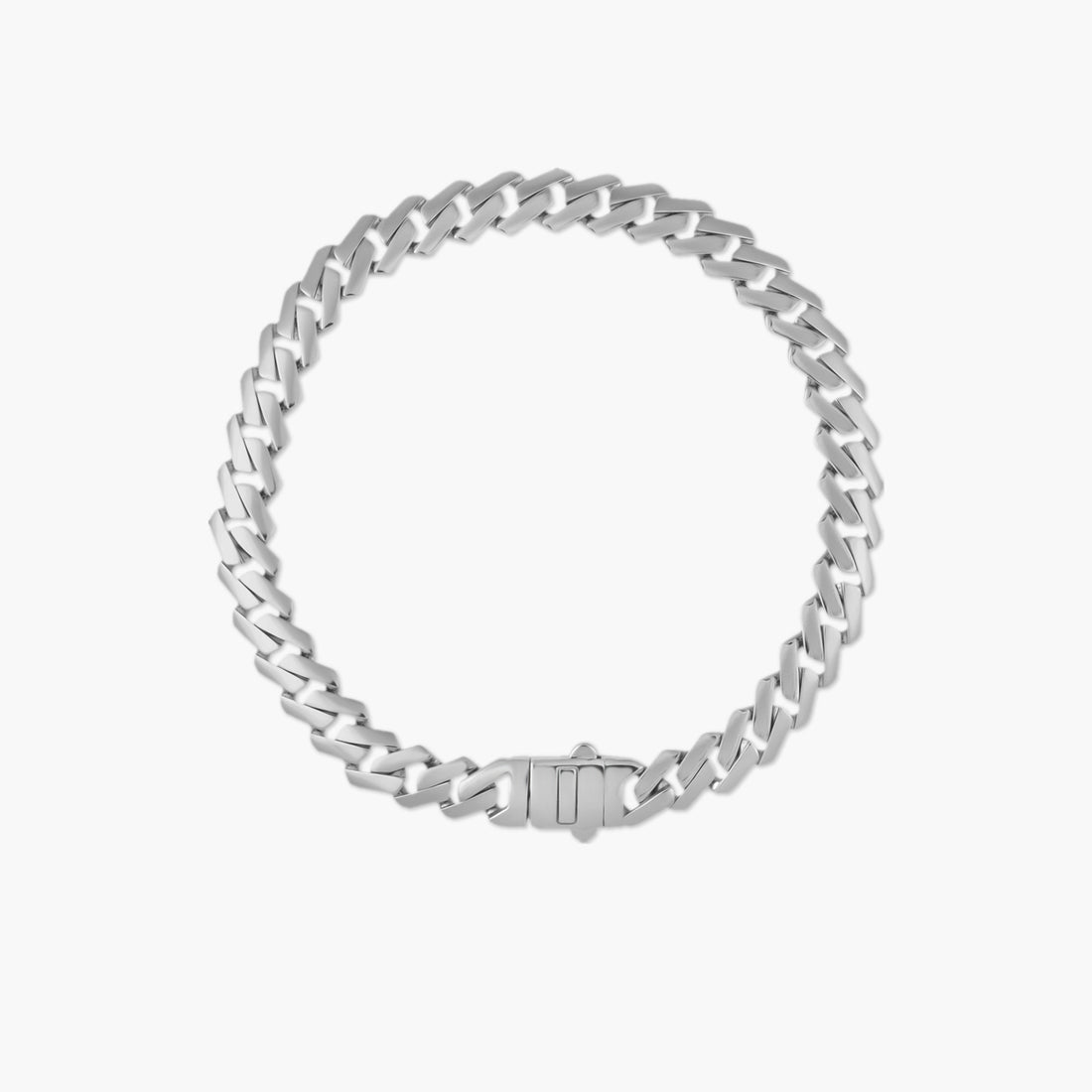 14K Yellow 7.4 mm Monaco Edge Curb 8 1/4" Chain