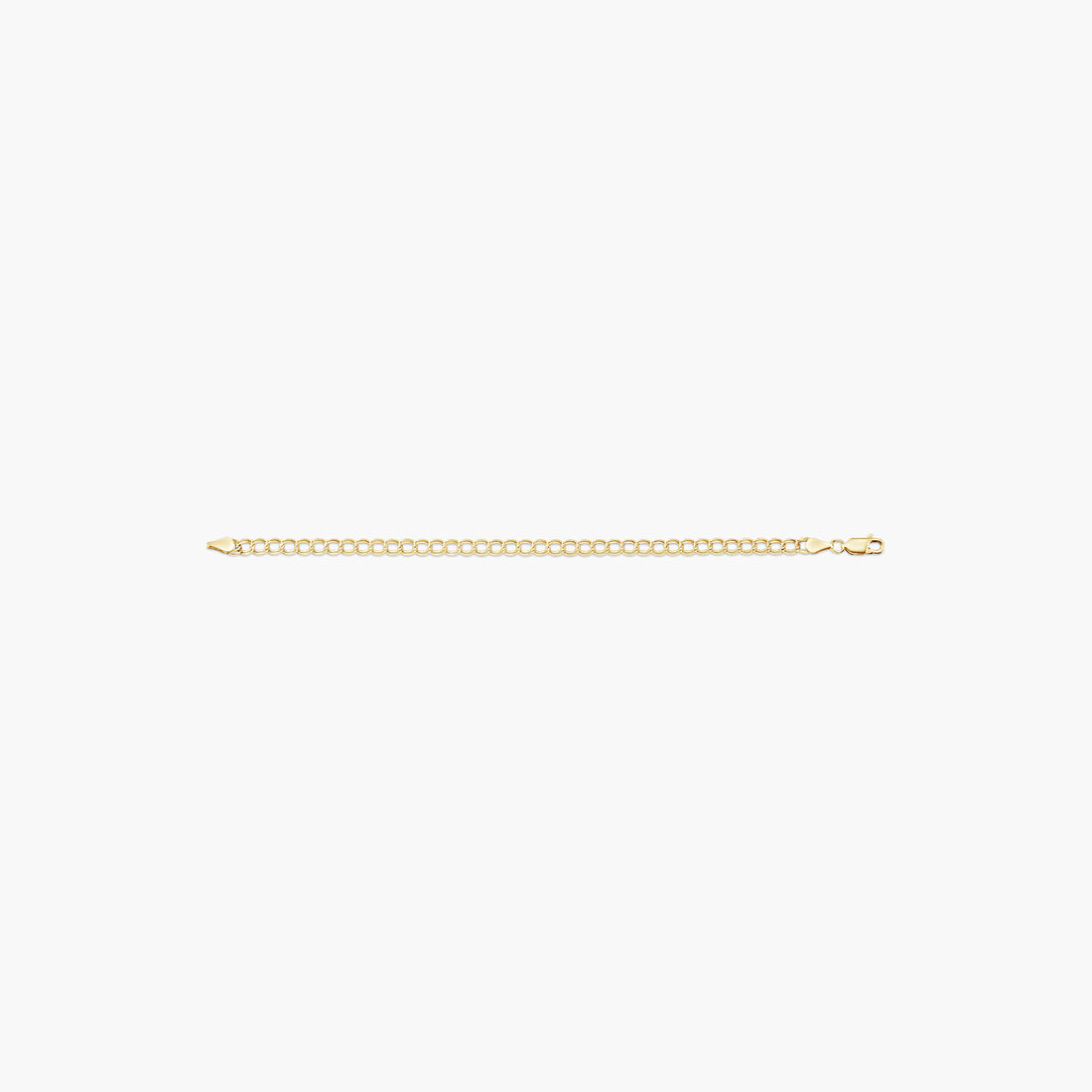 4 mm Curb Charm 7" Chain