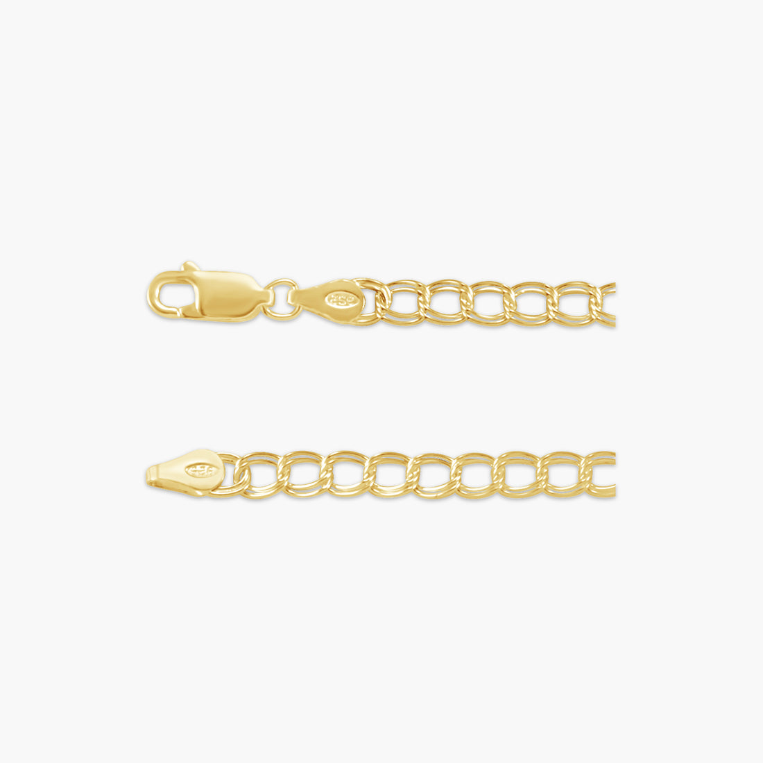 4 mm Curb Charm 7" Chain