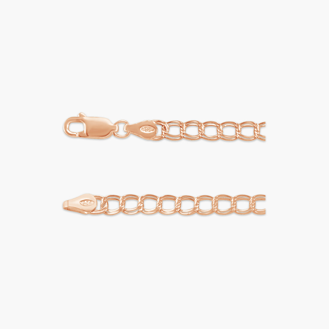4 mm Curb Charm 7" Chain