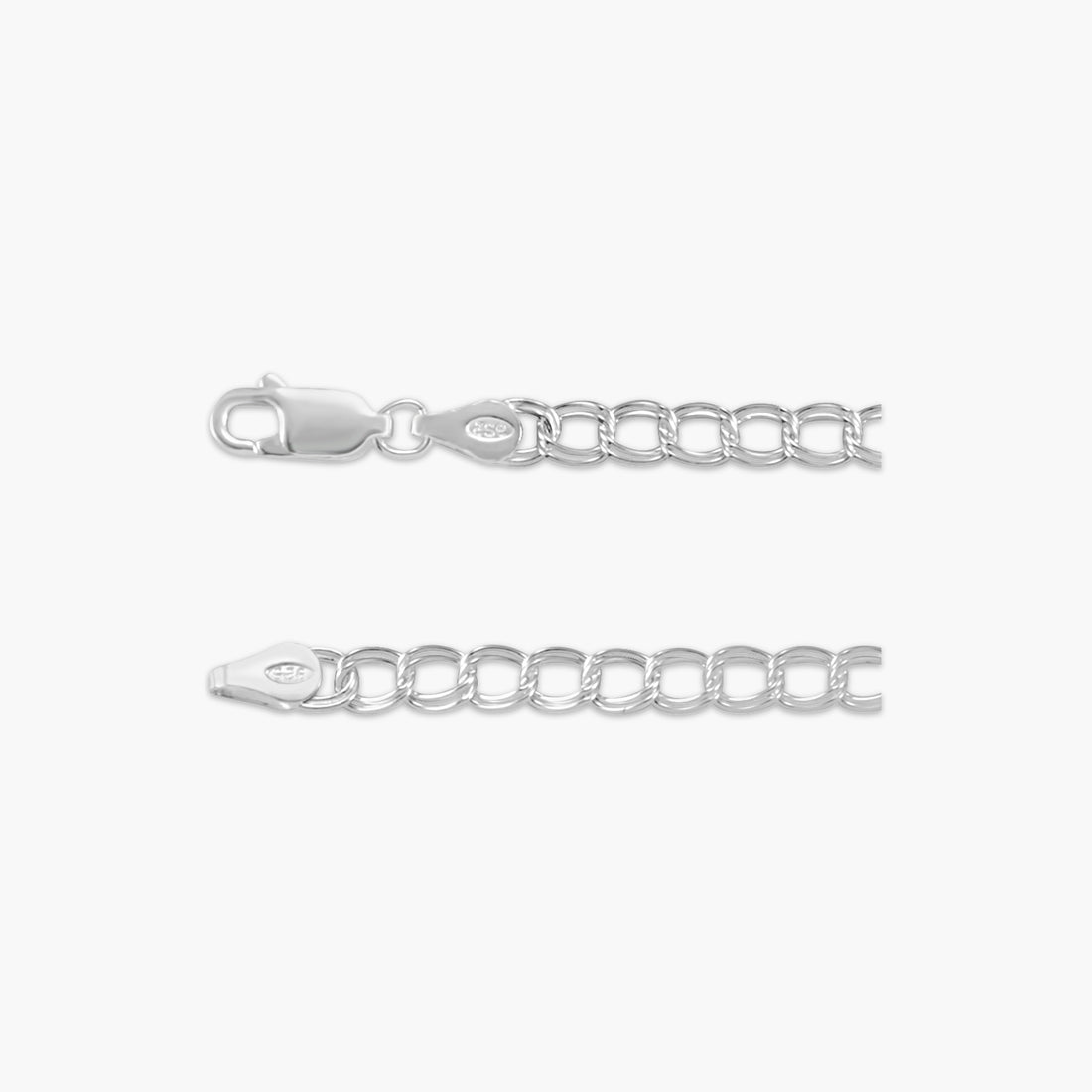 4 mm Curb Charm 7" Chain