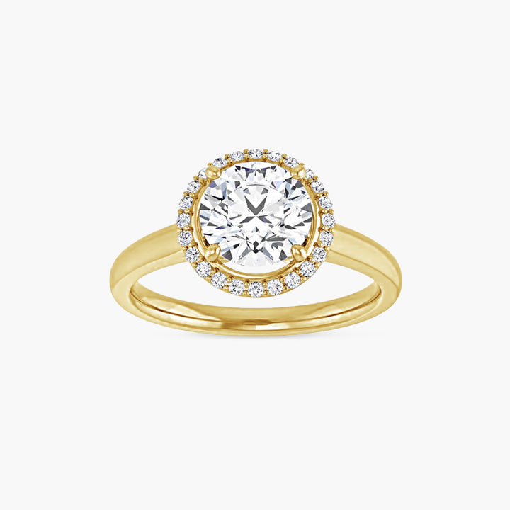 The Halo Maren Yellow Gold