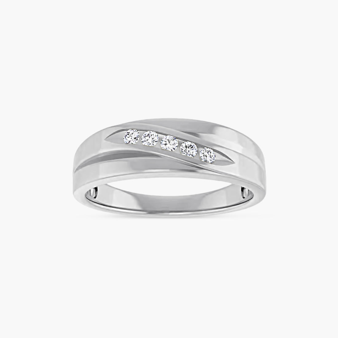 Accented Stepped-Edge Tapered Band