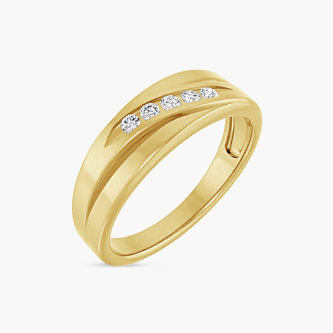 Accented Stepped-Edge Tapered Band