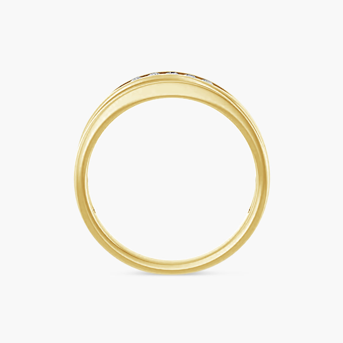 Accented Stepped-Edge Tapered Band