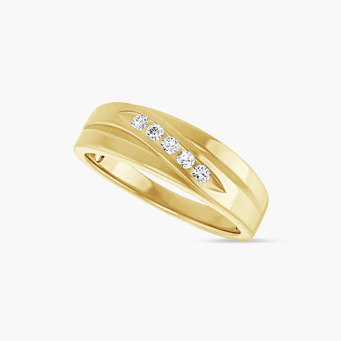 Accented Stepped-Edge Tapered Band