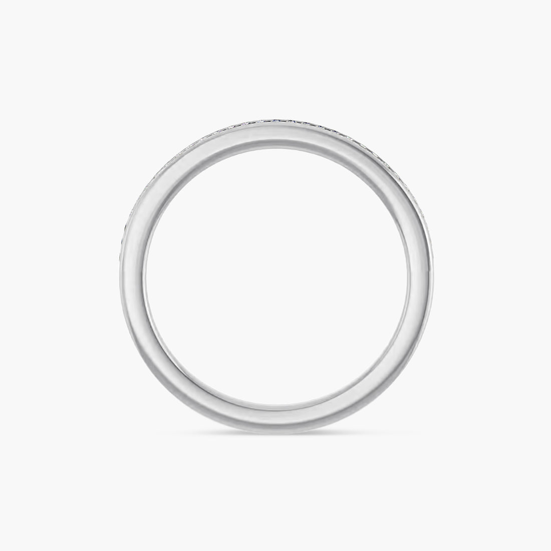 Round Channel-Set Anniversary Band