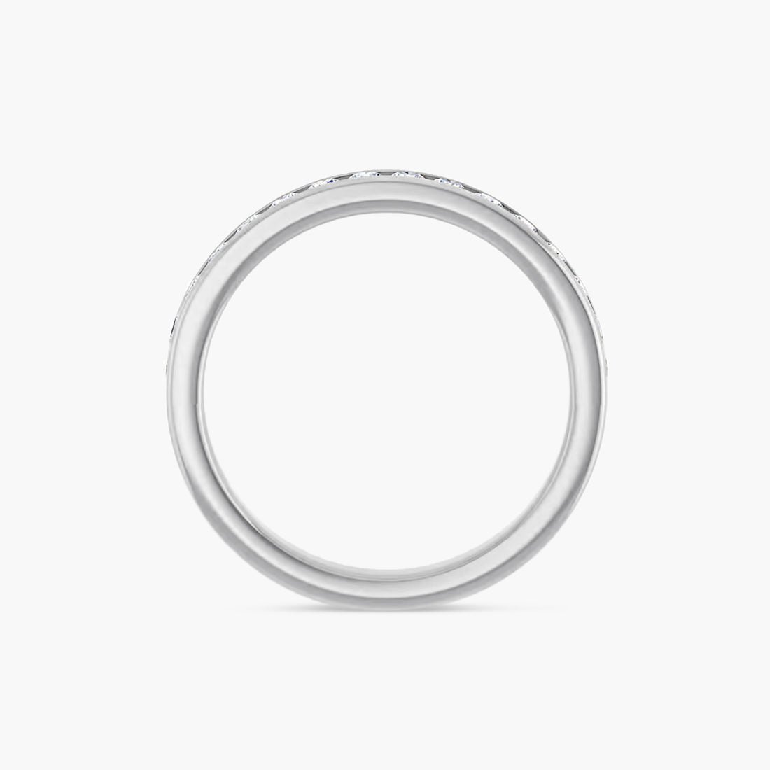 Round Channel-Set Anniversary Band