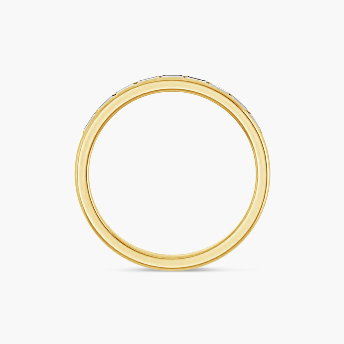 Straight Baguette Men's Channel-Set Band