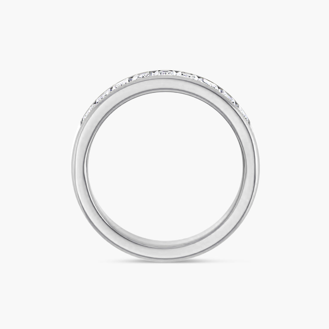 Emerald Men's Channel-Set Band
