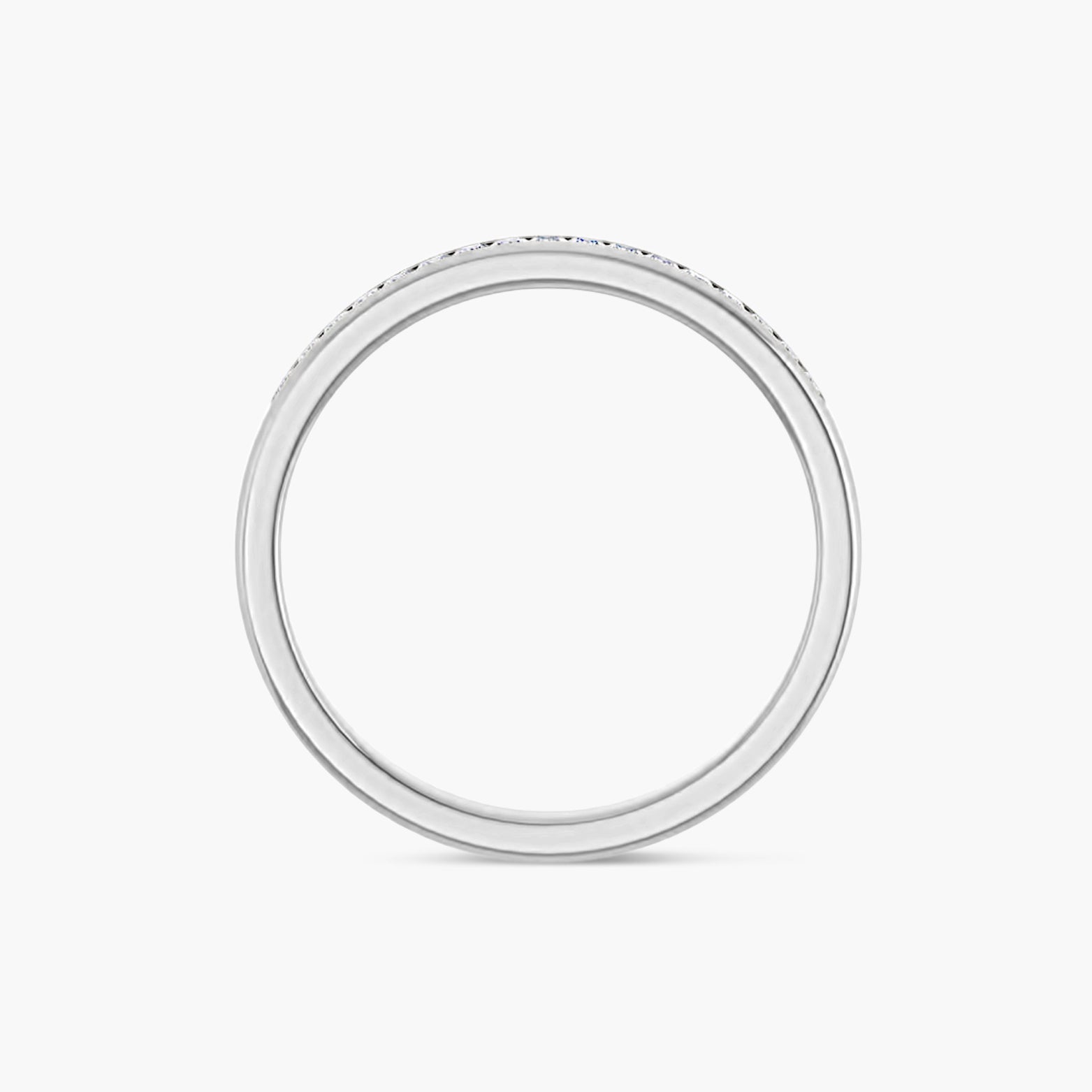 Square Men's Channel-Set Band