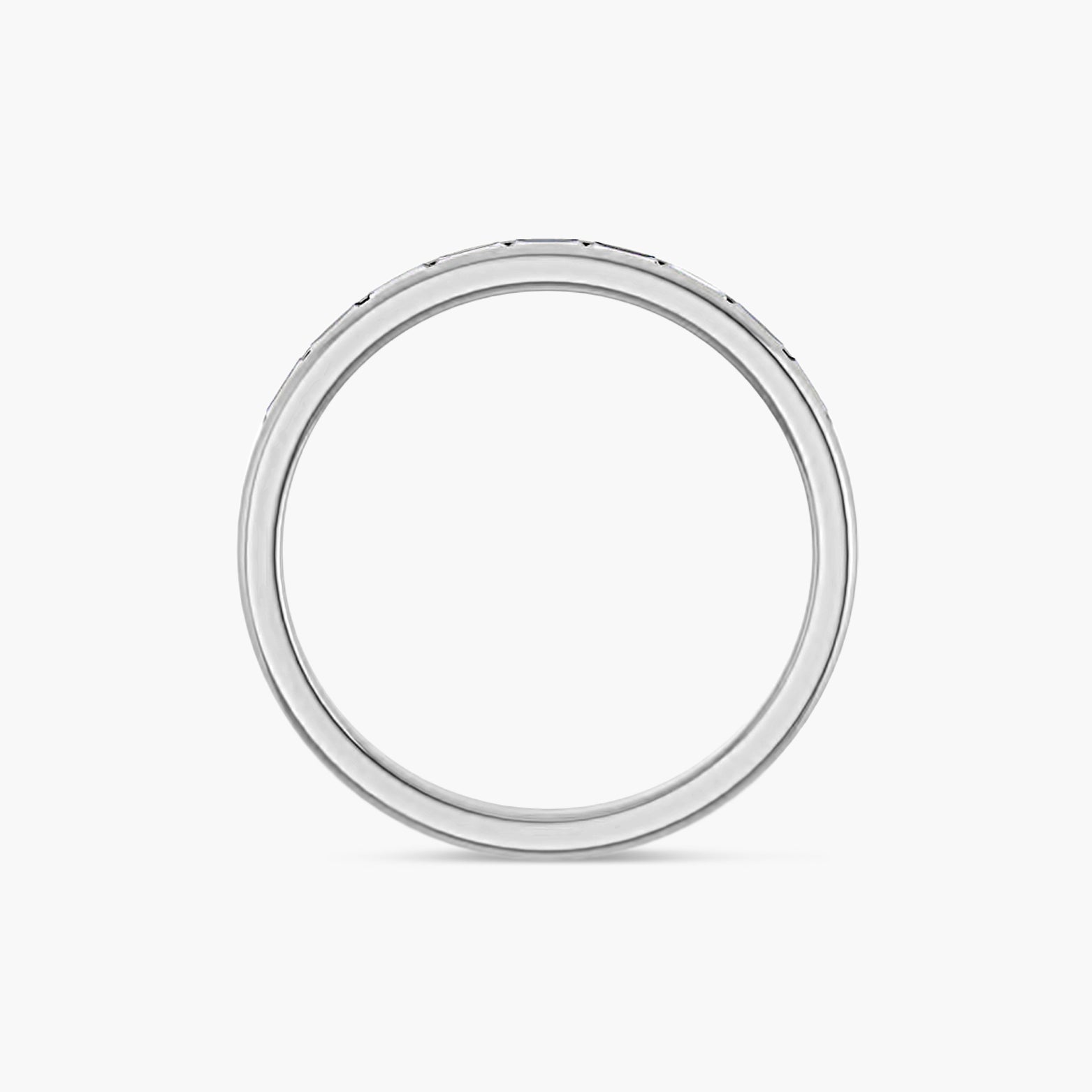 Straight Baguette Men's Channel-Set Band