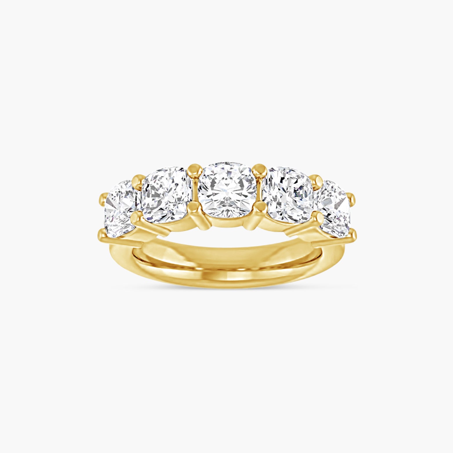 Cushion Five-Stone Anniversary Band
