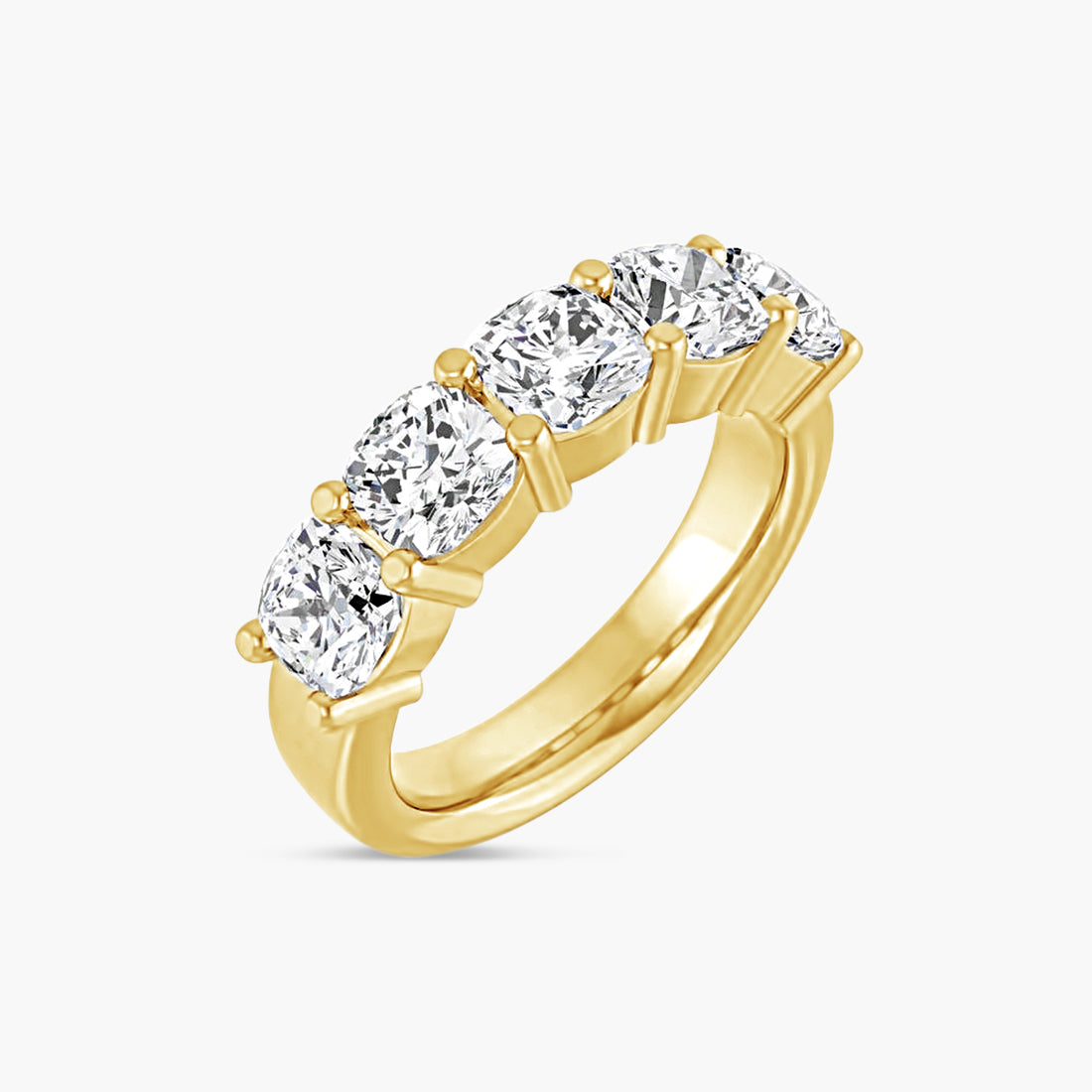 Cushion Five-Stone Anniversary Band