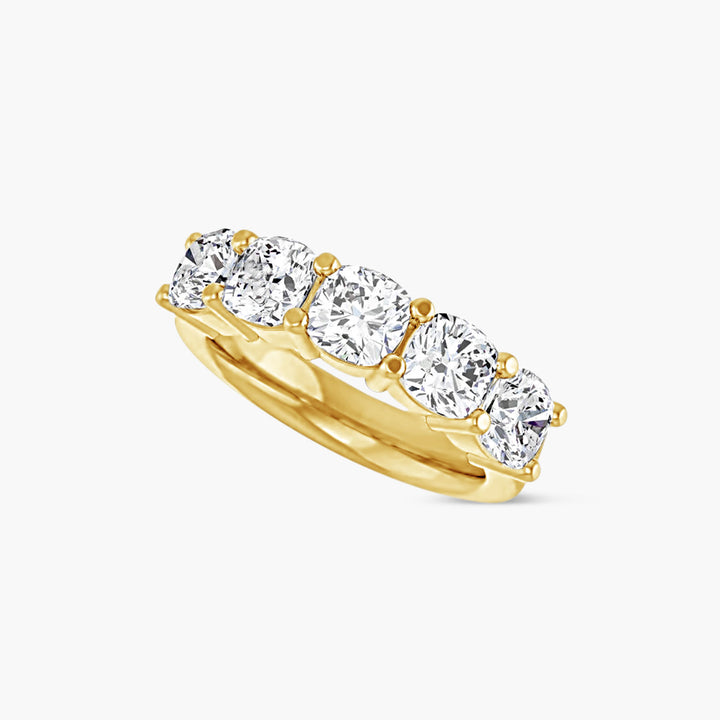Cushion Five-Stone Anniversary Band