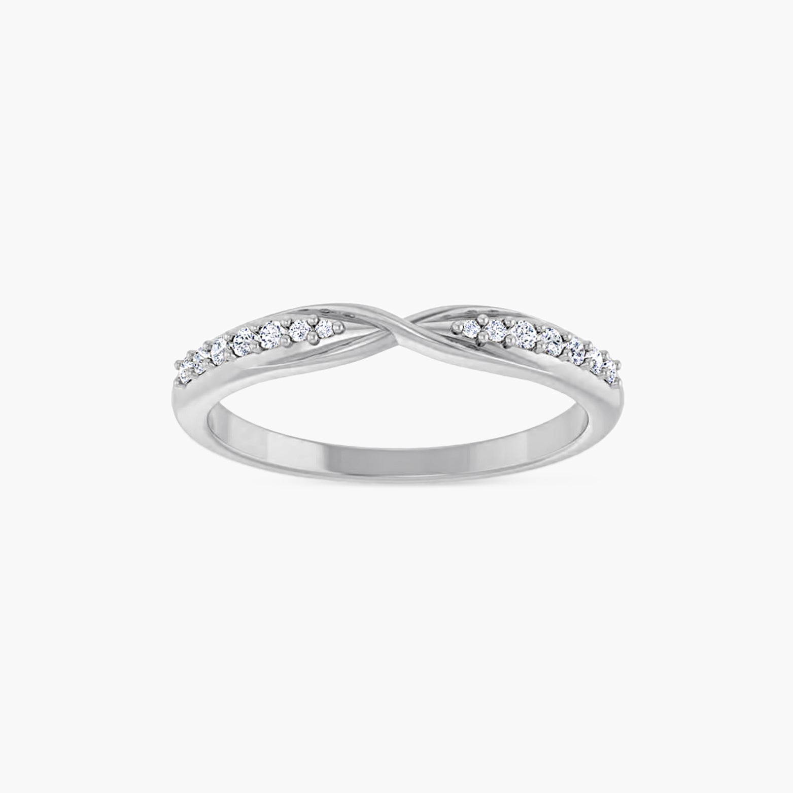 1/10 CTW Lab-Grown Diamond Anniversary Contour Band