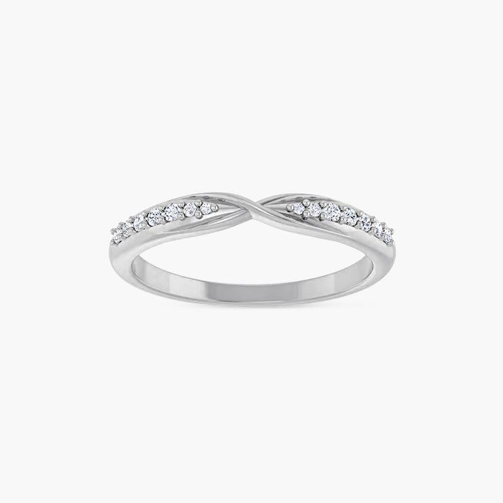1/10 CTW Lab-Grown Diamond Anniversary Contour Band