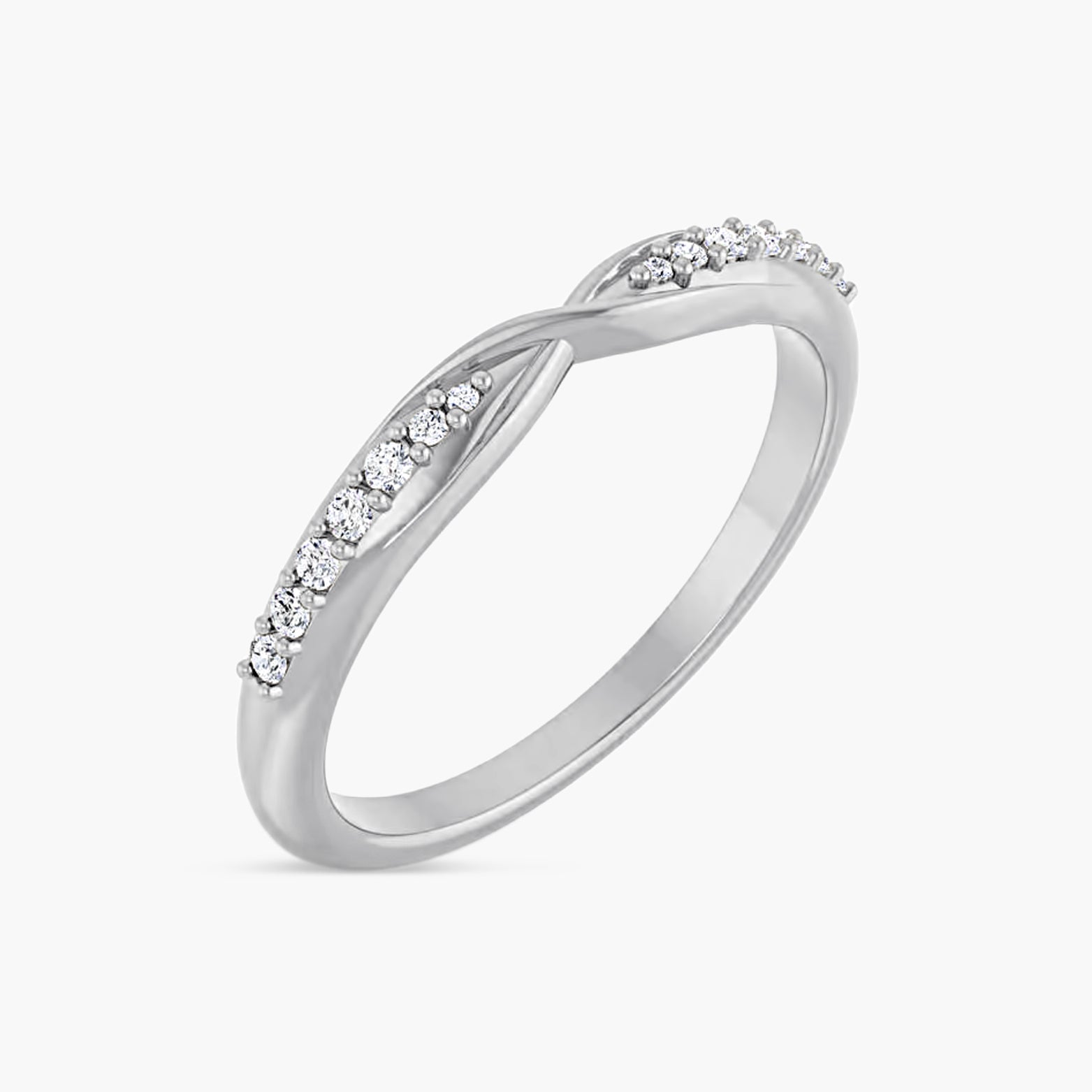 1/10 CTW Lab-Grown Diamond Anniversary Contour Band