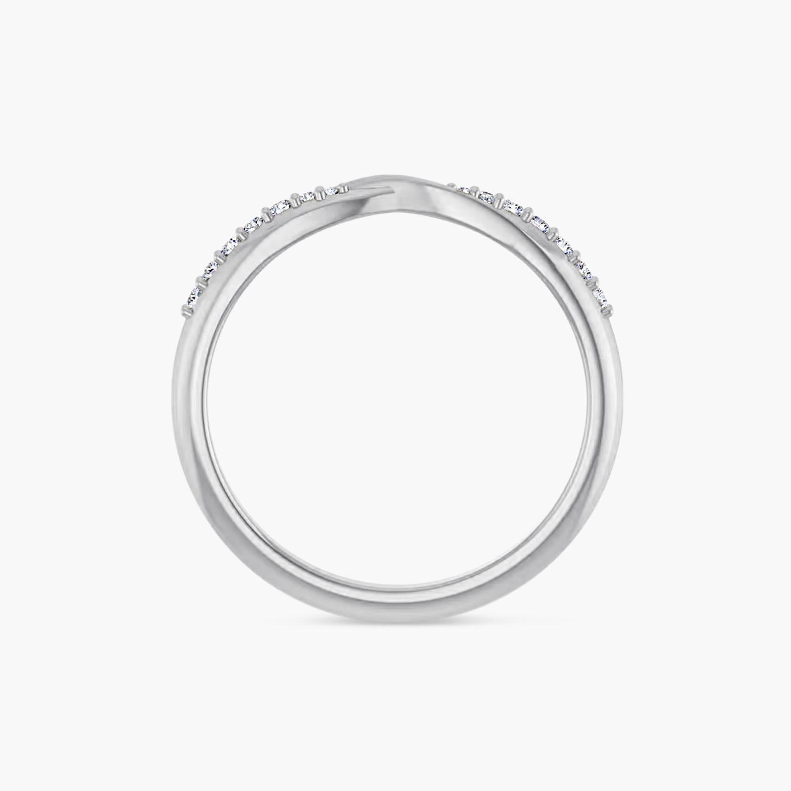 1/10 CTW Lab-Grown Diamond Anniversary Contour Band