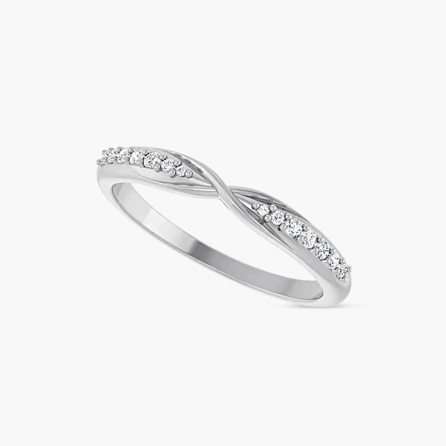 1/10 CTW Lab-Grown Diamond Anniversary Contour Band