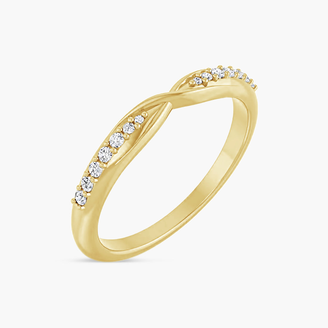 1/10 CTW Diamond Contour Anniversary Band